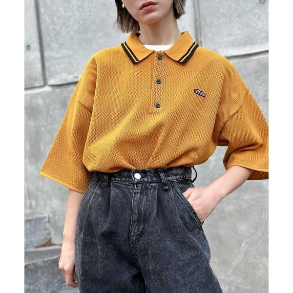 「Java」 半袖ポロシャツ LARGE オレンジ メンズ