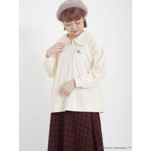 tシャツ Tシャツ ミイプリントハーフジップ