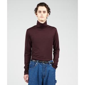 セーター ニット ウォッシャブルウール タートルネックプルオーバー メンズ