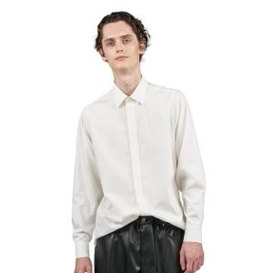 シャツ 50's ブロードストレッチ レギュラー比翼シャツ メンズ