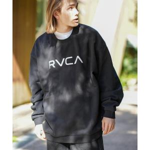 トレーナー スウェット RVCA メンズ  BIG RVCA CR トレーナー「2023年秋冬モデル」/ルーカベーシックブランドロゴフロントプリントク