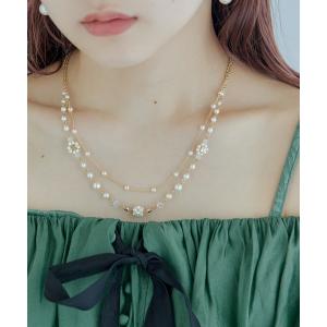 Ameri（アメリ） ネックレス UND NICKEL FREE FAKE PEARL DOCKING