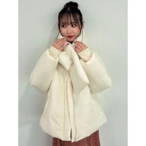 ダウンコート ダウンジャケット スタンドミドルブルゾン レディース