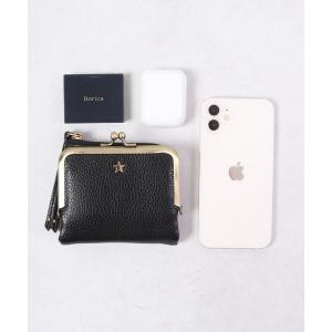 agnes b.（アニエスベー） 二つ折り財布 財布 レザー がま口 ミニ