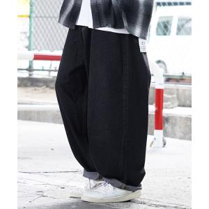 GAP ジーンズ スーパーバギーデニム ブラック メンズ : ZOZOTOWN