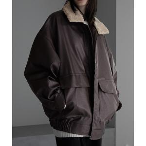 ブルゾン アウター 「cussil/クシル」PU...の商品画像