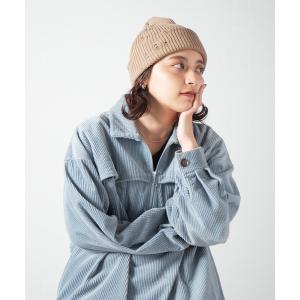 AP STUDIO ニット帽 ニットキャップ ソフトリブビーニー レディース
