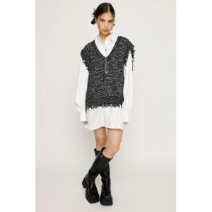 レディース ワンピース VEST LAYERED 2P SHIRT OP ベスト レイヤード ツーピー ショート ワンピース｜zozo