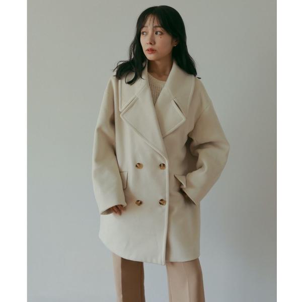 ピーコート pコート ビックカラーPコート レディース