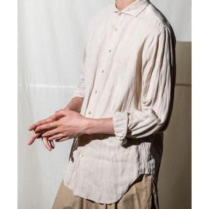 suzuki takayuki（スズキタカユキ） シャツ standing-collar pullover