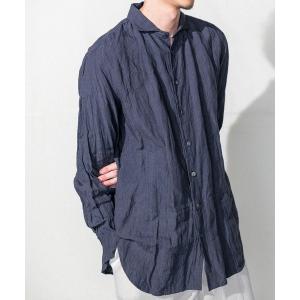 suzuki takayuki（スズキタカユキ） シャツ standing-collar pullover