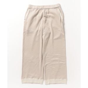 レディース sweat pants/wide-straight