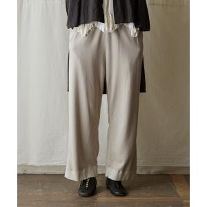 レディース sweat pants/wide-straight