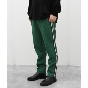 パンツ 「LACOSTE / ラコステ」サイドテーピング モノグラムジャカード トラックパンツ