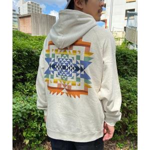 パーカー PENDLETON/ペンドルトン スウェットパーカー ネイティブ バックプリント プルオーバー 3475-3007の商品画像