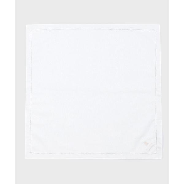 タオル ハンカチ メンズ Plain one-point logo handkerchief「無地ワ...