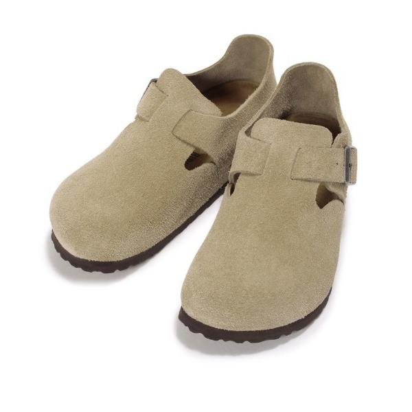 スニーカー ビルケンシュトック　1010504 London Suede LEVE Taupe/ロン...