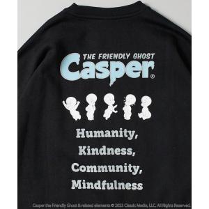 スウェット メンズ 限定展開 Casper/キャスパー 別注 ビッグシルエット バックプリント クルーネックスウェット｜zozo