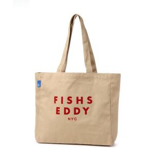 トートバッグ バッグ レディース 「Fishs Eddy(フィッシュエディ)」カラーロゴトートバッグM