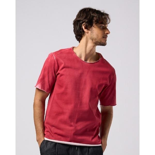 tシャツ spray dye cut-off s/s メンズ