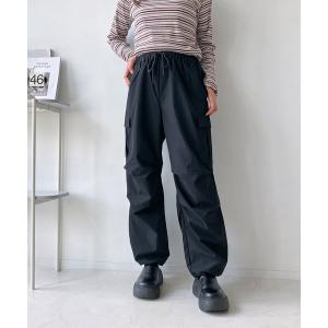 カーゴパンツ タック ミリタリーカーゴパンツ レディース