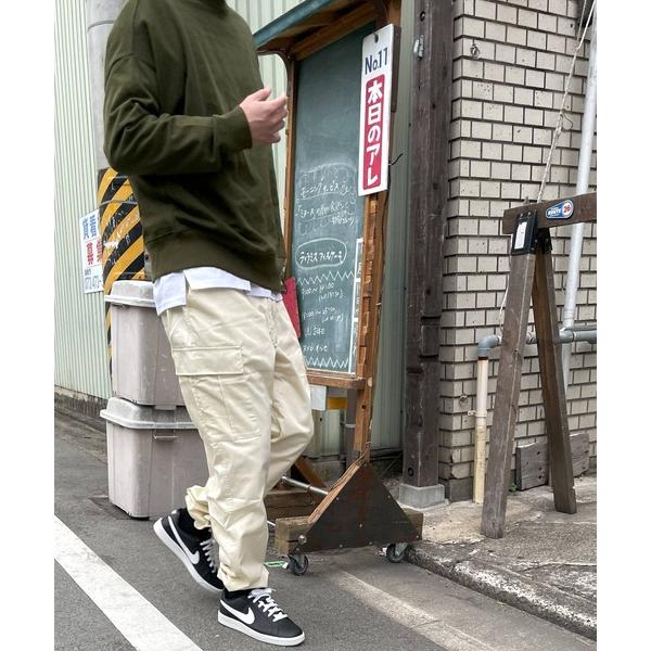 カーゴパンツ カーゴパンツ メンズ 裾ドローコード ウェストフリー ミリタリーデザイン メンズ