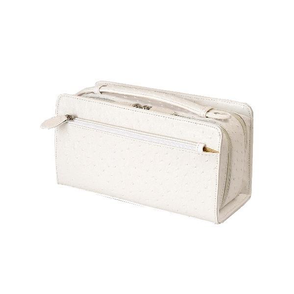 クラッチバッグ オーストリッチ型押しレザーセカンドバッグ メンズ