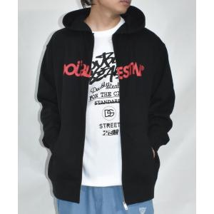 【MASONPRINCE】オーバーサイズ ペイント加工 ZIPパーカー MASONPRINCE パーカー オーバーサイズ ペイント加工 ZIPパーカー