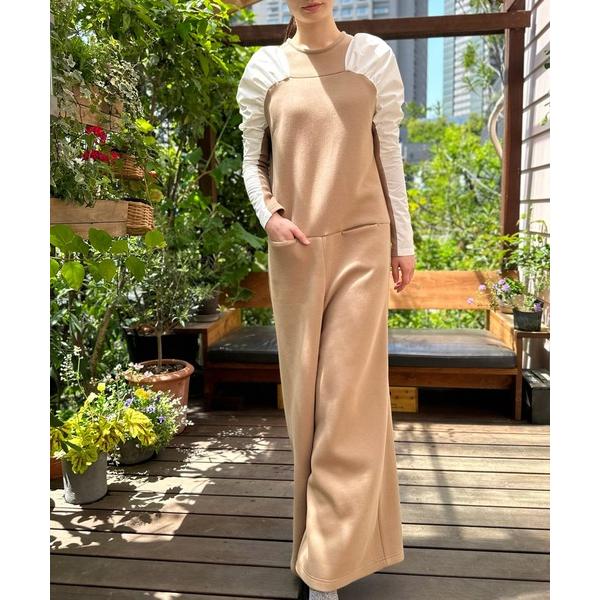 オールインワン シャツスリーブルーズオールインワン レディース