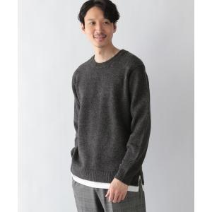 セーター ニット フワフワHug meクルーレイヤード/704859 メンズ