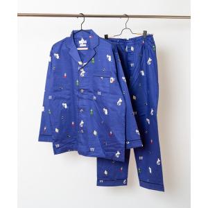 パジャマ 「MOOMIN」 サテンプリント　パジャマ メンズ
