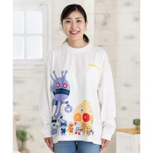 tシャツ Tシャツ レディース みんなで整列長袖Tシャツ大人