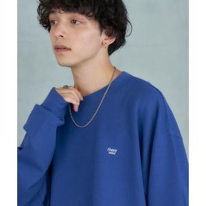 tシャツ Tシャツ プチ刺繍/スムーステッククルーネックロンT