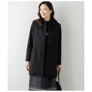 ステンカラーコート コート 「撥水」TCオーガニックギャバジン ステンカラーコート レディース