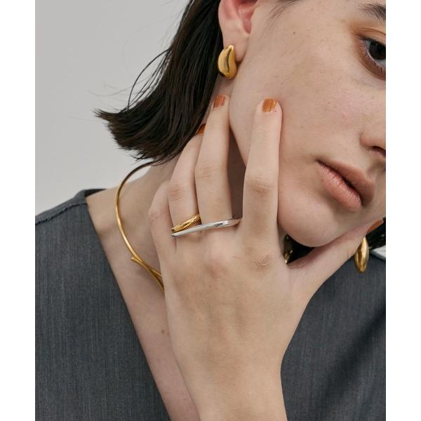 指輪 レディース 「金属アレルギー対応/新色追加」Double Earcuff Ring/ダブルイヤ...