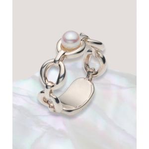 指輪 リング シルバー　パール リング レディース メンズ