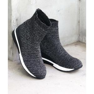 diana（プラスダイアナ） ブーツ 「撥水加工」軽量ニットソックス