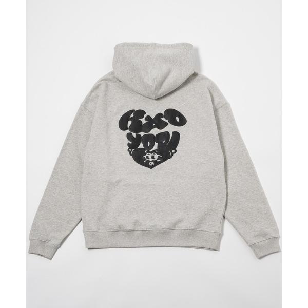 パーカー メンズ big heart hoodie / ビッグハートフーディー