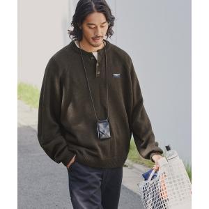 メンズ ニット 「THE CRAFT CREW PRODUCTS」イージーケア ウォッシャブル ビッグシルエット ラグランスリーブヘンリーネックニット｜ZOZOTOWN Yahoo!店