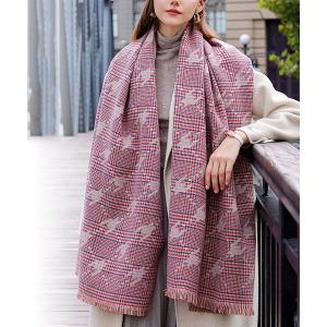 STYLEBLOCK（スタイルブロック） マフラー ストール 千鳥格子柄大判