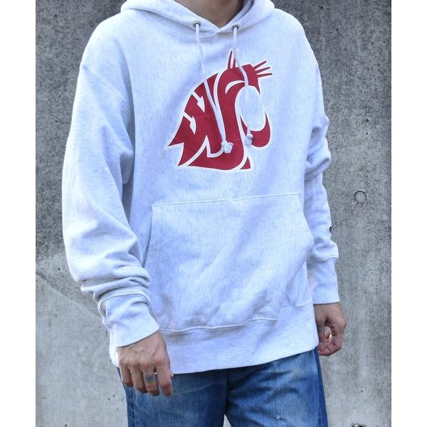 パーカー 「ヴィンテージ古着」Champion / チャンピオン リバースウィーブ プリント プルオ...