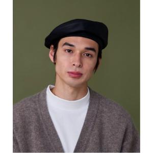 帽子 メンズ arth Leather Beret / アース｜zozo