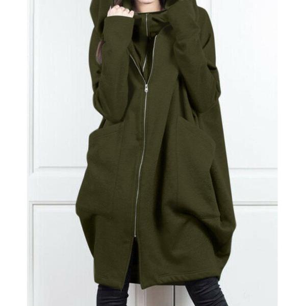 パーカー ダブルジップロングパーカー レディース メンズ