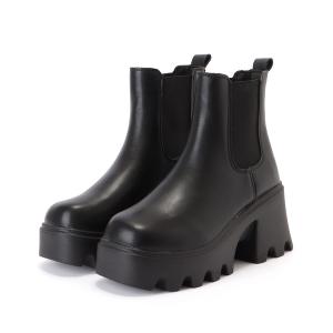 EVOL ブーツ 「ふかふか・クッション入り」11cmニットショート