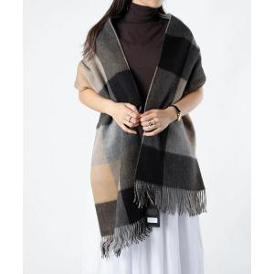 ストール マフラー Joshua Ellis PLAID PLAIN STOLE ジョシュアエリス 70×190 カシミヤ ダブルフェイス ストール