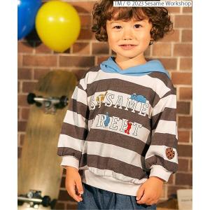 パーカー WEB限定 セサミストリート キャラクターフーディ キッズ