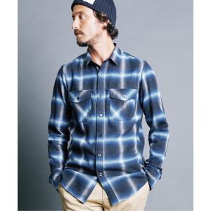 シャツ ブラウス メンズ CTN FLANNEL OMBRE CHK WORK SHIRTS:コットン フランネル オンブレーチェック ワークシャツ｜ZOZOTOWN Yahoo!店