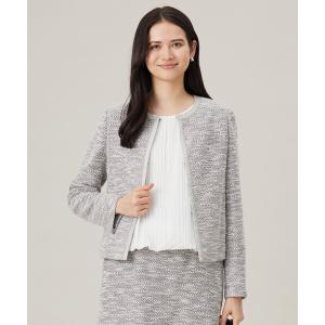 ANY SIS（エニィスィス） ジャケット ノーカラージャケット ツイード