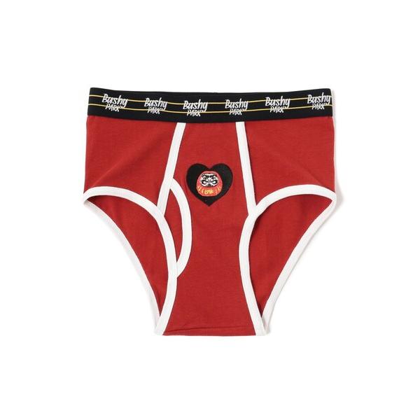 ブリーフ BUSHY PARK × 火消魂 / OMAMORI Undies DARUMA ＆ OR...