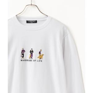 tシャツ Tシャツ メンズ 「新柄入荷」 胸刺繍ワンポイントロゴ ロングスリーブTシャツ